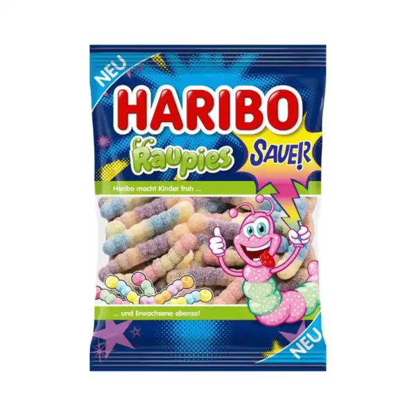 Haribo rupsen zuur 160g