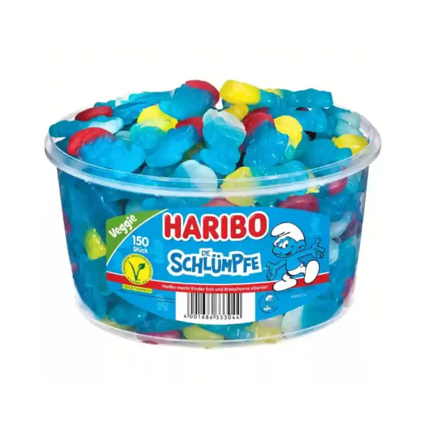 Haribo de smurfen veggie 150st