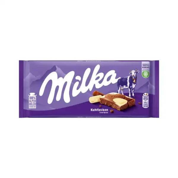 Milka koevlekken chocolade 100g