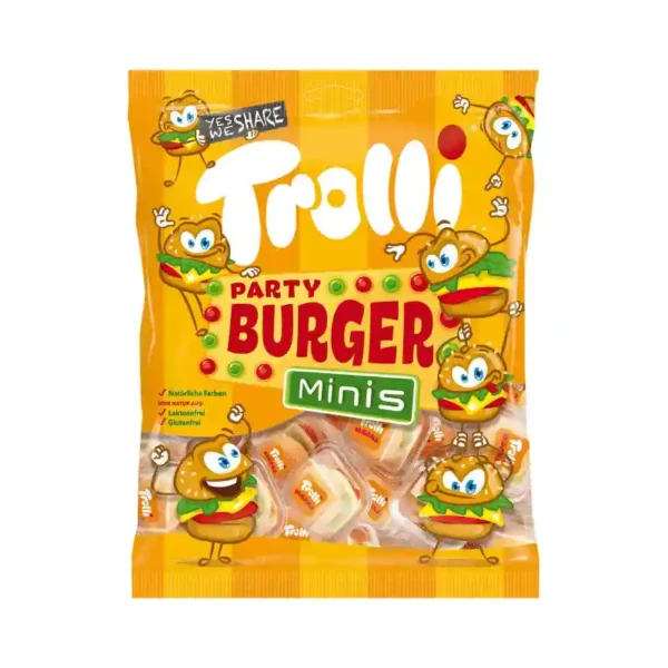 Trolli Party Burger Minis 17x10g