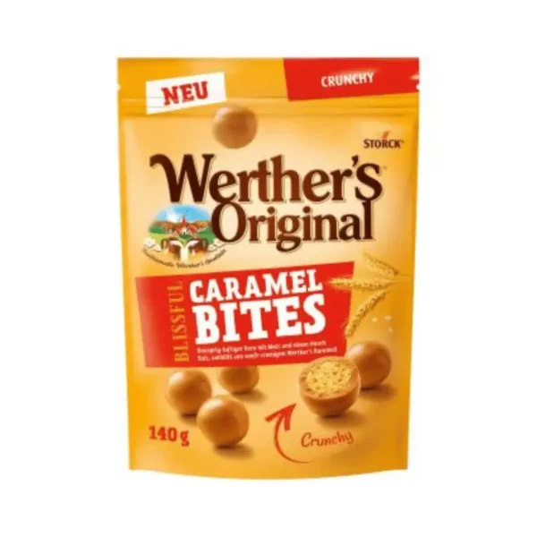 Werther's Original Caramel Bites Crunchy 140g