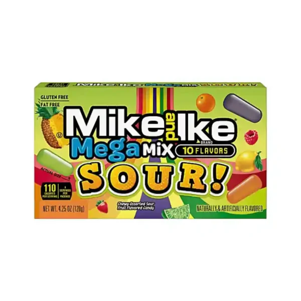 Mike and Ike Mega Mix Sour 120g