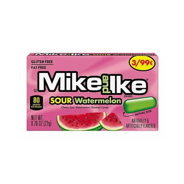 Mike and Ike Sour Watermelon 22g