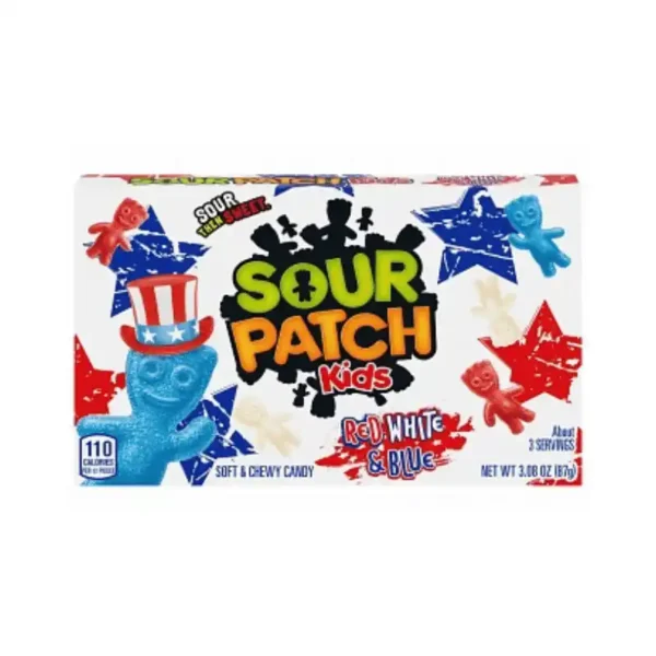 Sour patch kids red white & blue 87g