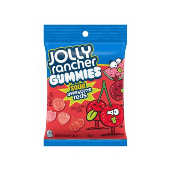 Jolly rancher gummies sour awesome reds 184g