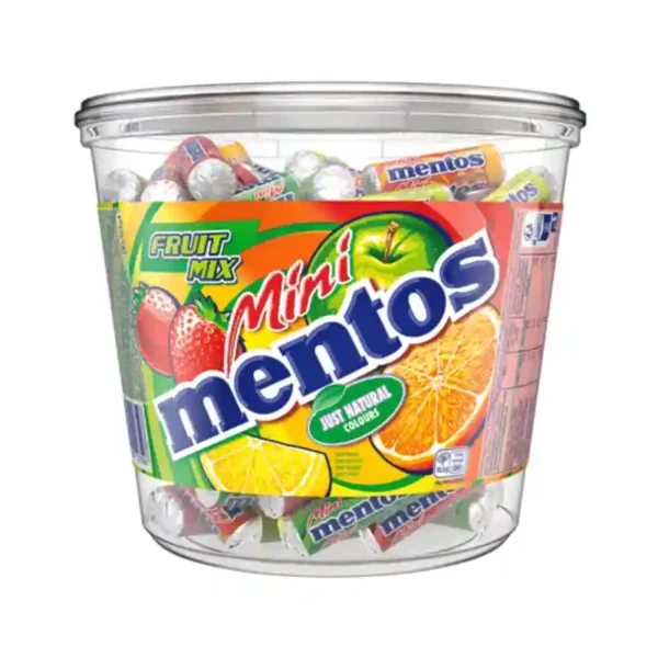 Mentos mini fruit mix 120st - 1,26kg