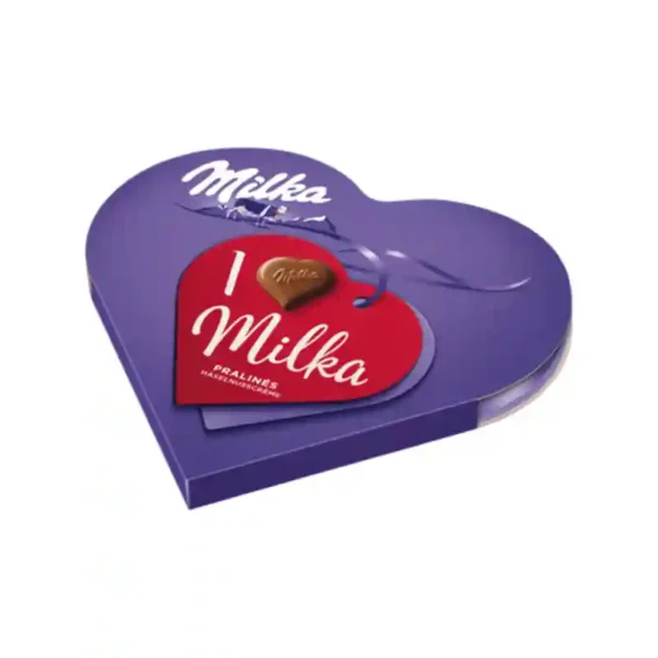 Milka geschenkhart i love milka 165g